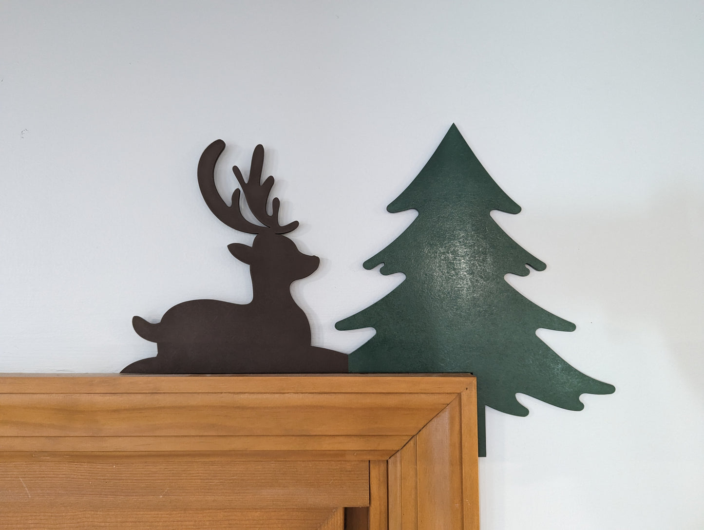 Deer & Tree Door/Window Frame Décor