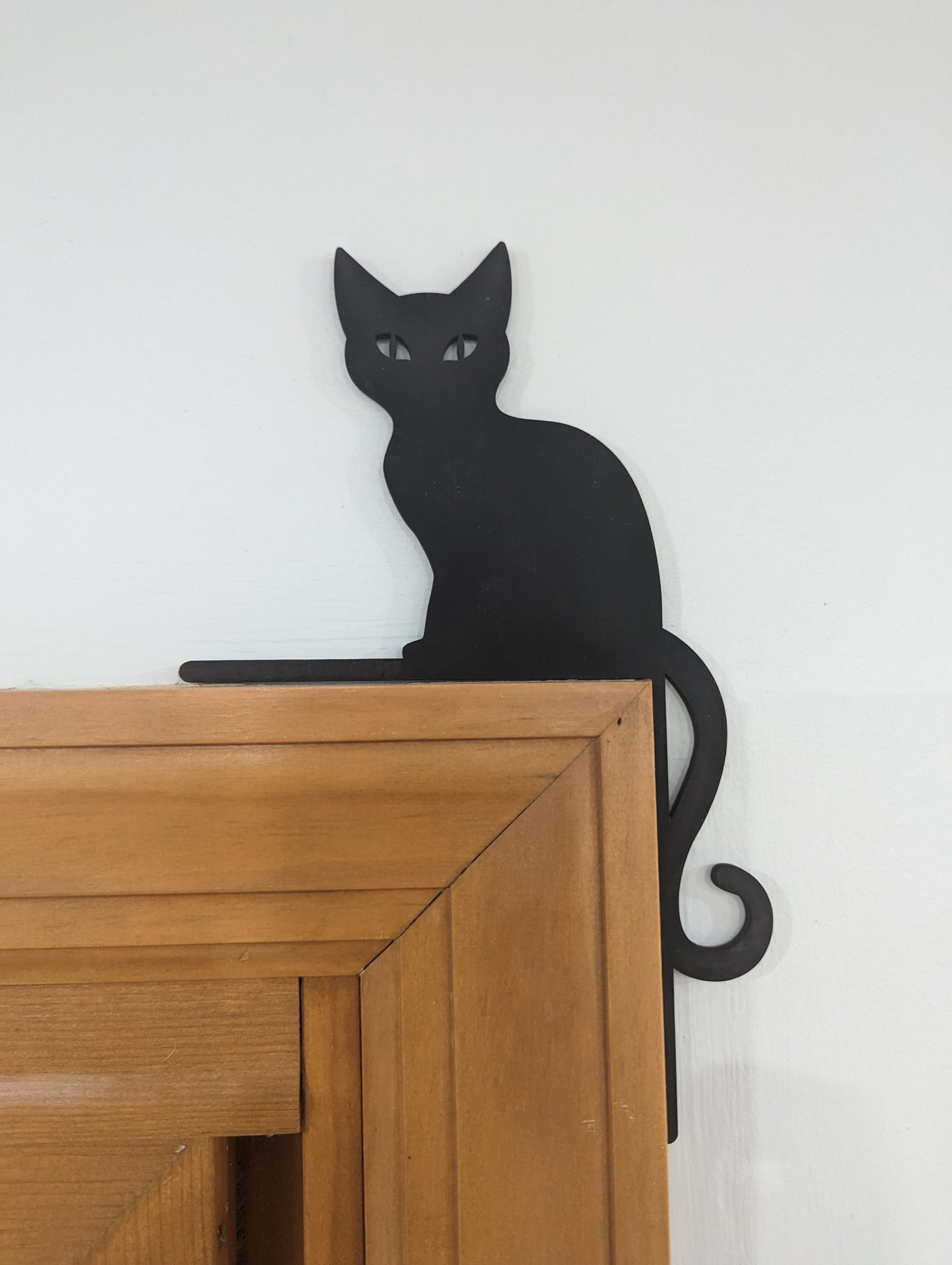 Black Cat Door/Window Frame Décor
