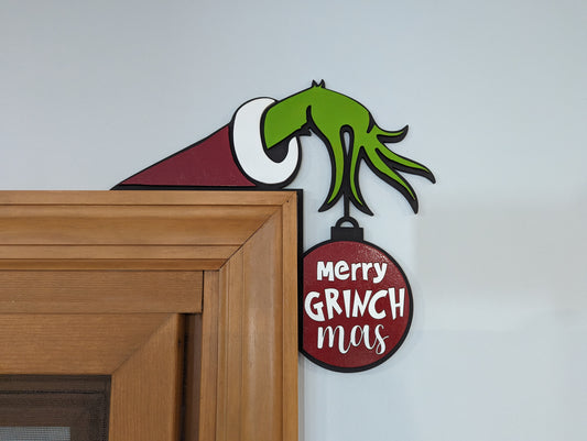 Grinch Hand - Merry Grinchmas Door/Window Trim Décor